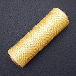 DAFNA нитки для кожи. 100 м. 1.0 мм. желтый охра.