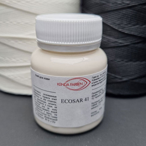 Клей для кожи ECOSAR №41 (БУЛЬДОГ) синтетический+натуральный каучук, 80 гр. Kenda Farben.