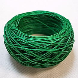 SLAM нитки для кожи. 30 м. 0.6 мм. Цвет - зелёный.