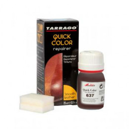 Средство для реставрации изделий из кожи TARRAGO Quick Color 25 мл. Бежево-коричневый.